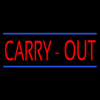 Carry Out Neon Sign