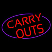 Carry Outs Neon Sign