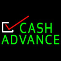 Cash Advance Neon Sign