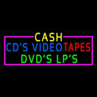 Cash Cds Videos Dvds Lps Tapes Neon Sign