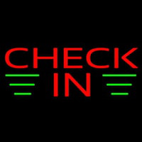 Check In Neon Sign