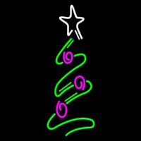 Christmas Tree Freestanding Neon Sign