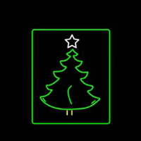 Christmas Tree Logo Neon Sign