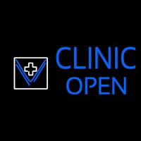 Clinic Open Neon Sign