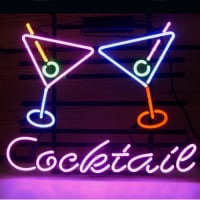 Cocktail Martini Neon Sign