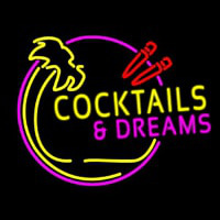 Cocktails And Dreams Bar Neon Sign