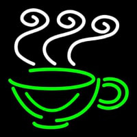 Coffee Cup Logo Neon Sign