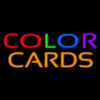 Color Cards Neon Sign