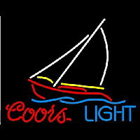 Coors Light Sailboat Neon Sign