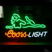 Coors Nude Girl Beer Neon Sign