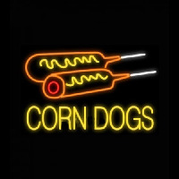Corn Dogs Neon Sign