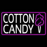 Cotton Candy With Logo Neon Sign