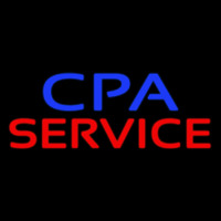 Cpa Service Neon Sign