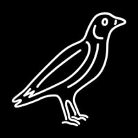 Crow Neon Sign