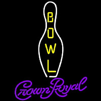 Crown Royal Bowling Beer Sign Neon Sign