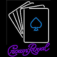 Crown Royal Cards Beer Sign Neon Sign