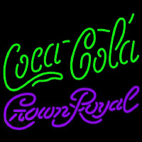 Crown Royal Coca Cola Green Beer Sign Neon Sign