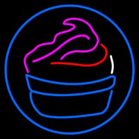 Cupcake Logo Neon Sign