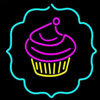 Cupcake Logo Neon Sign