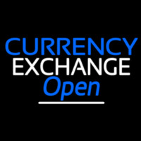 Currency E change Open Neon Sign