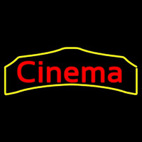 Cursive Cinema Neon Sign