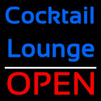 Cursive Cocktail Lounge Open 1 Neon Sign