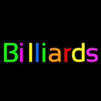 Cursive Letter Billiards 1 Neon Sign