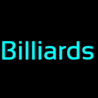 Cursive Letter Billiards 2 Neon Sign