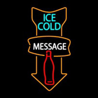 Custom Ice Cold Cold Drinks Neon Sign