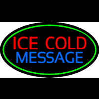 Custom Ice Cold Cold Drinks Neon Sign