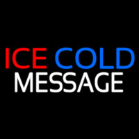 Custom Ice Cold Cold Drinks Neon Sign