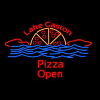 Custom Lake Gaston Pizza Open Neon Sign