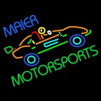 Custom Maier Motorspots Go Kart Neon Sign