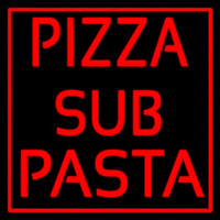 Custom Pizza Sub Pasta Neon Sign
