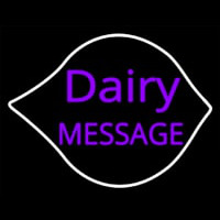 Custom Purple Dairy Neon Sign