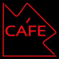 Custom Red Cafe Border 1 Neon Sign