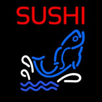 Custom Sushi With Fish Diet 1 Neon Sign