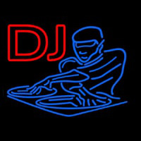 DJ Disc Jockey Disco Music Neon Sign