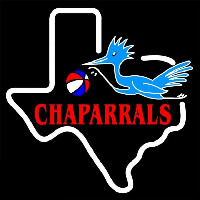 Dallas Te as Chaparrals Logo Neon Sign