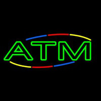 Deco Style Atm Neon Sign