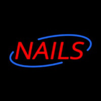 Deco Style Red Nails Neon Sign