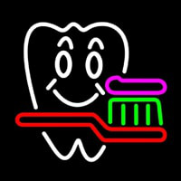 Dentist Logo Neon Sign