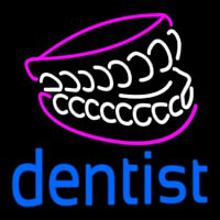 Dentist Tooth Logo Neon Sign
