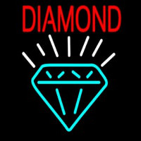 Diamond With Logo Neon Sign