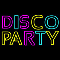 Disco Party 3 Neon Sign