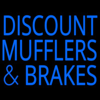 Discount Muflers And Brakes Neon Sign