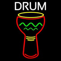 Djembe Drum 2 Neon Sign