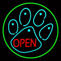 Dog Open Logo 5 Neon Sign