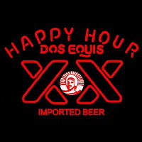 Dos Equis Beer Happy Hour Beer Sign Neon Sign