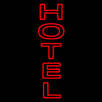 Double Stroke Hotel Neon Sign